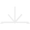 Ekena Millwork Vanguard Architectural Grade PVC Gable Bracket, 108"W x 63"H x 2"D x 4"F, 14/12 Pitch GBP108X63X0204VAN00 - alternate 5